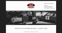 Desktop Screenshot of beck-fahrzeugtechnik.de
