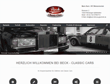 Tablet Screenshot of beck-fahrzeugtechnik.de